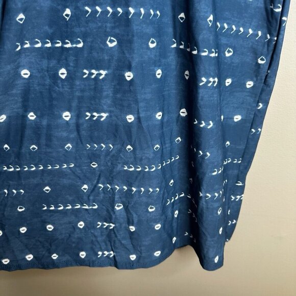 Carve Designs Womens Athletic V-Neck Swim Dress Blue Summer UPF Sun Protect Sz S - Picture 6 of 11